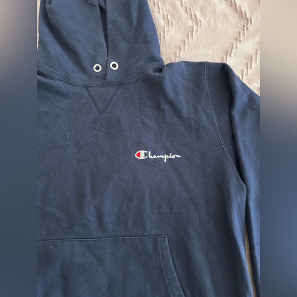 Vintage Champion Hoodie Reverse Weave Y2K Men’s Sz M GUC - Picture 2 of 7